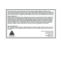 Thumbnail of document Manual - EL Pressure Gauge